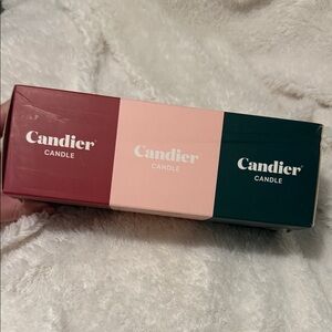NWT Limited Edition Candier Candle Trio Set